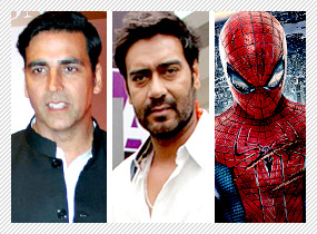 2014's battle between Akshay, Ajay and Spiderman