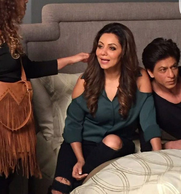  WOW! Shah Rukh Khan and his wife Gauri Khan shoot for D’Decor 