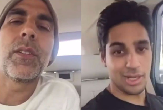  WATCH: Akshay Kumar and Sidharth Malhotra indulge in some Toilet talk and it’s hilarious 