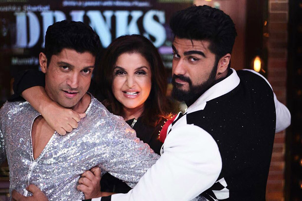  INSIDE PICS: This is what happened when Farhan Akhtar and Arjun Kapoor came together for Farah Khan’s show 