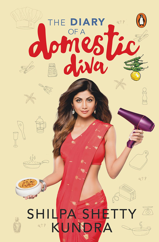  Here’s the cover of Shilpa Shetty’s book ‘The Diary of a Domestic Diva’ 