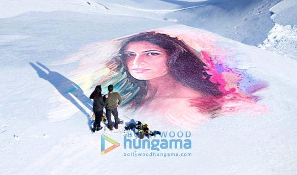  WOW! Salman Khan draws a portrait of Katrina Kaif on a frozen lake for Tiger’s love song 