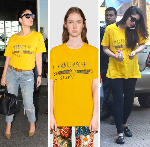  Wash, Dry, Fold, Repeat! Kareena Kapoor Khan can’t get enough of her Gucci T-shirt! 