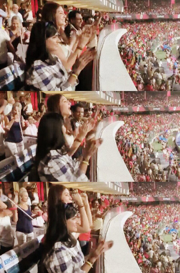 Anushka Sharma has the loudest cheers for her husband Virat Kohli during RCB vs. CSK match Anushka Sharma has the loudest cheers for her husband Virat Kohli during RCB vs. CSK match