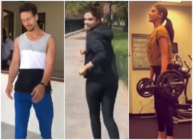 Deepika Padukone, Anushka Sharma, Tiger Shroff take on Rajyavardhan Rathore's Fitness Challenge Deepika Padukone, Anushka Sharma, Tiger Shroff take on Rajyavardhan Rathore's Fitness Challenge