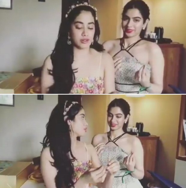Siblings Janhvi Kapoor and Khushi Kapoor take on Varun Dhawan’s Sui Dhaaga Challenge Siblings Janhvi Kapoor and Khushi Kapoor take on Varun Dhawan’s Sui Dhaaga Challenge