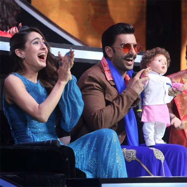 After Sara Ali Khan, Ranveer Singh meets Taimur Ali Khan's doll during Simmba promotions After Sara Ali Khan, Ranveer Singh meets Taimur Ali Khan's doll during Simmba promotions