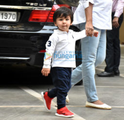 Taimur Ali Khan and Inaaya Naumi Kemmu spotted at play school in Bandra