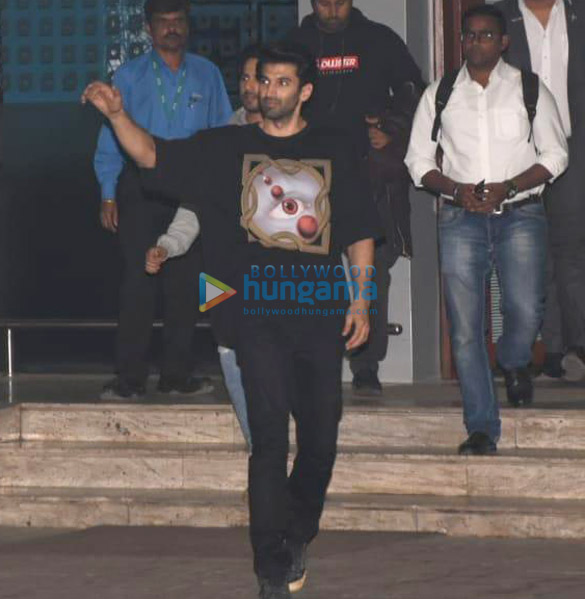 Varun Dhawan and Aditya Roy Kapur snapped at the airport