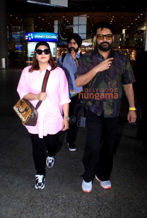 Photos: Ananya Panday, Kapil Sharma and Ginni Chatrath snapped at the airport