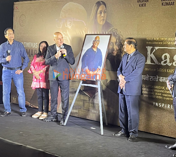 Photos: Anupam Kher, Javed Akhtar, Darshan Kumaar and others snapped at Kaagaz 2 trailer launch