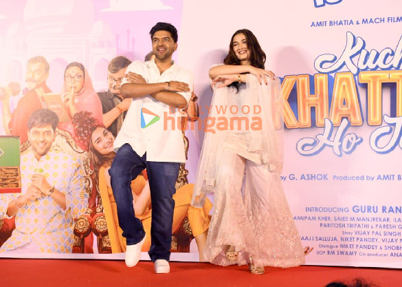 Photos: Guru Randhawa, Saiee Manjrekar and others snapped at Kuch Khattaa Ho Jaay trailer launch