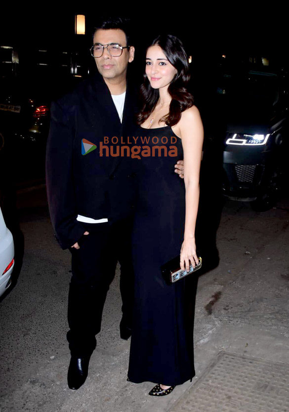 Photos: Karan Johar, Ananya Panday, Vidya Balan and others snapped at Neha Dhupia and Angad Bedi's house warming party