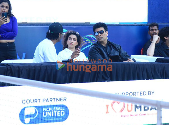 Photos: Karan Johar, Shashank Khaitan, Sanya Malhotra and others snapped at Indian Open 2024 - Pickleball Tournament