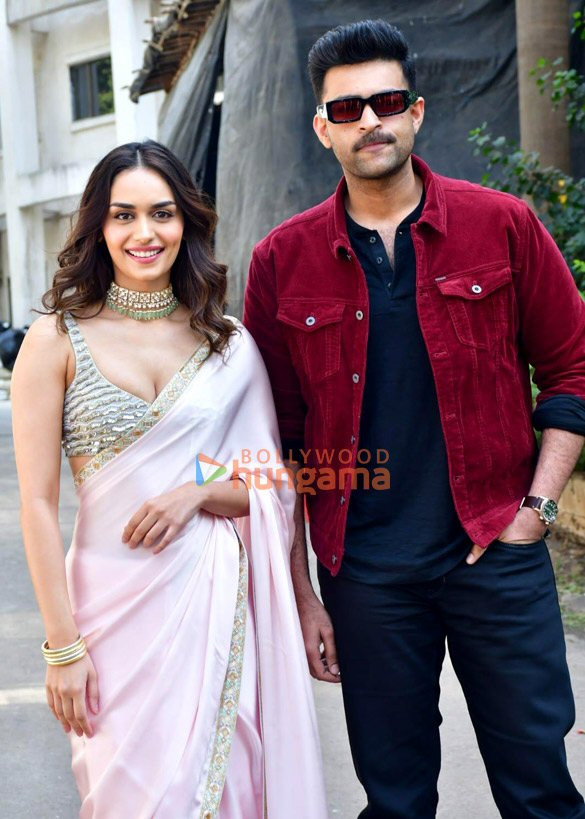 Photos: Manushi Chhillar and Varun Tej promote Operation Valentine on the sets of Indian Idol