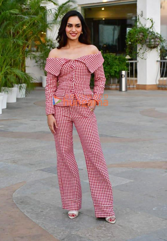 Photos: Manushi Chhillar and Varun Tej snapped promoting their film Operation Valentine