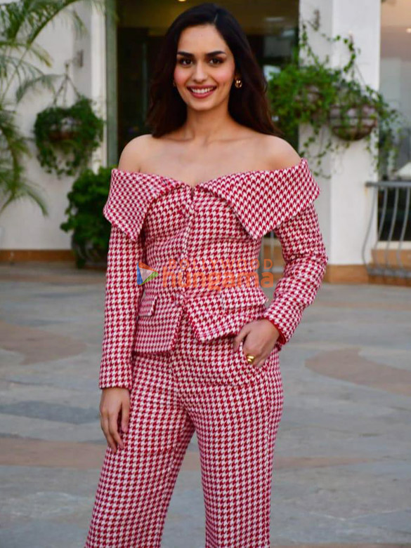 Photos: Manushi Chhillar and Varun Tej snapped promoting their film Operation Valentine