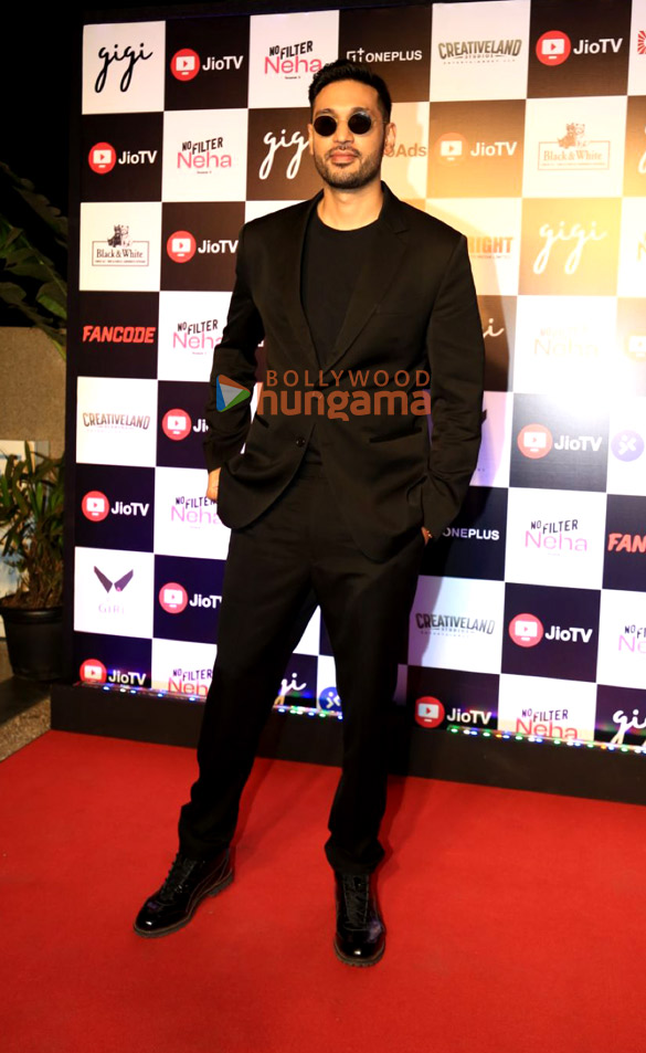 Photos: Neha Dhupia, Angad Bedi and Arjun Kanungo snapped at No Filter Neha show recording