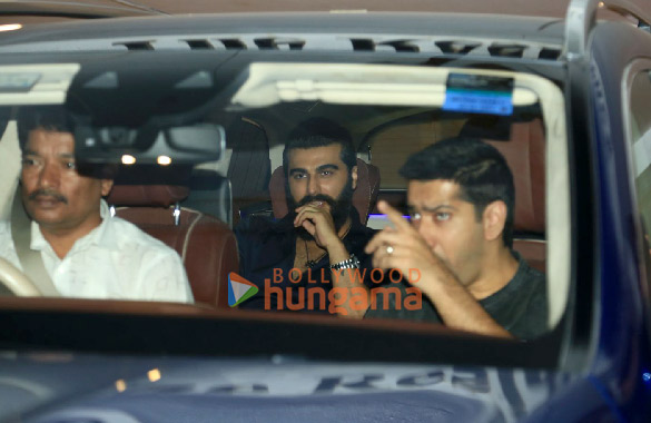 Photos: Rani Mukerji, Arjun Kapoor, Aditya Roy Kapur and Ayan Mukerji snapped at Karan Johar’s house in Bandra