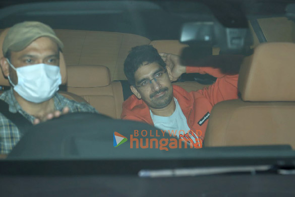 Photos: Rani Mukerji, Arjun Kapoor, Aditya Roy Kapur and Ayan Mukerji snapped at Karan Johar’s house in Bandra