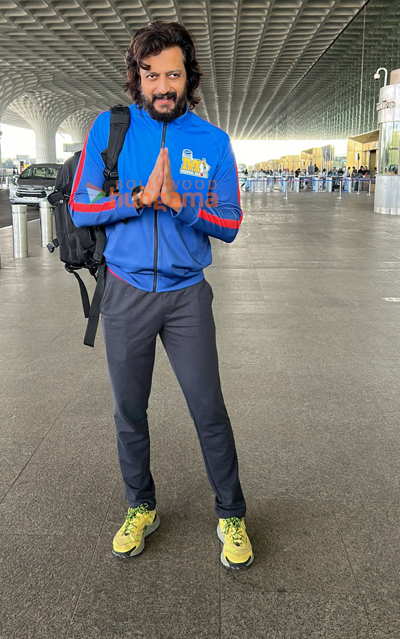 Photos: Sanya Malhotra, Riteish Deshmukh, Karan Johar and others snapped at the airport