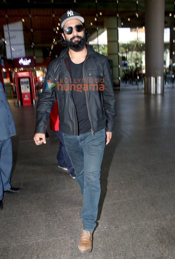Photos: Sanya Malhotra, Riteish Deshmukh, Karan Johar and others snapped at the airport