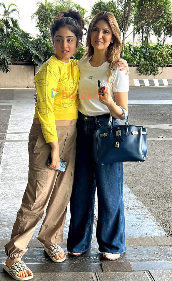Photos: Sanya Malhotra, Riteish Deshmukh, Karan Johar and others snapped at the airport