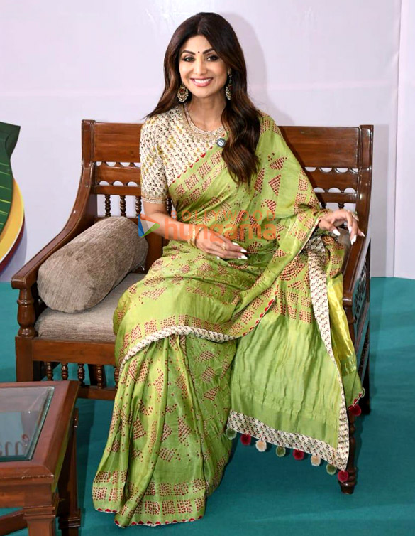 Photos: Shilpa Shetty snapped at the launch of Dr Hansaji Yogendra’s latest book The Sattvik Kitchen