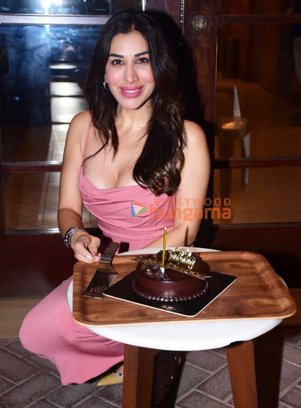 Photos: Sophie Choudry celebrates birthday with media