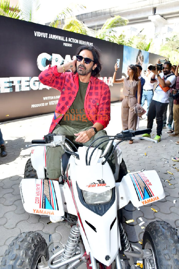 Photos: Vidyut Jammwal, Arjun Rampal, Nora Fatehi and Aditya Datt snapped at Crakk – Jeetegaa… Toh Jiyegaa trailer launch