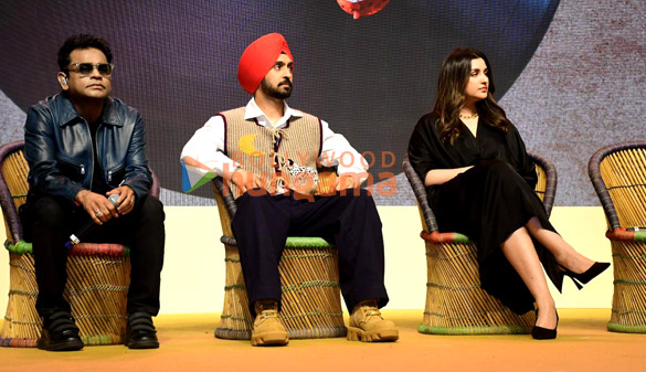 Photos: Diljit Dosanjh, Parineeti Chopra, Imtiaz Ali, A. R. Rahman and others snapped at the trailer launch of Amar Singh Chamkila