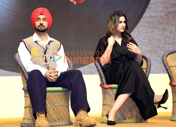 Photos: Diljit Dosanjh, Parineeti Chopra, Imtiaz Ali, A. R. Rahman and others snapped at the trailer launch of Amar Singh Chamkila