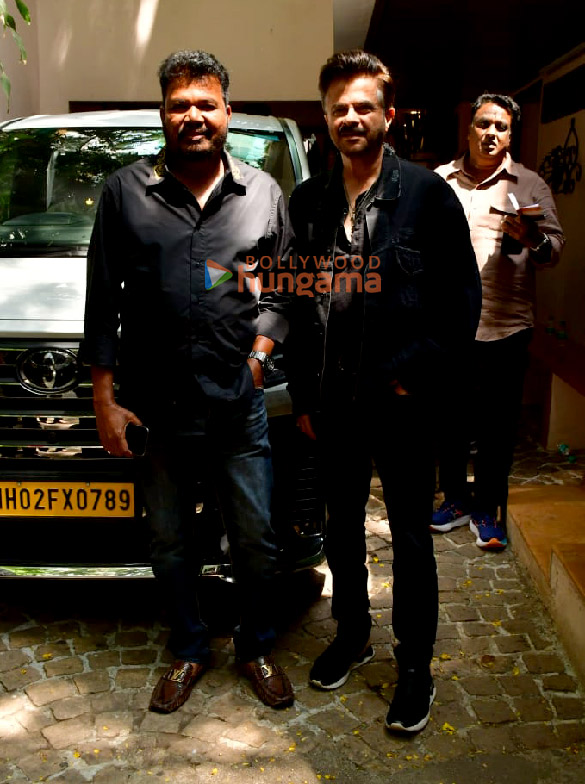 Photos: Director Shankar meets Anil Kapoor at his residence in Juhu