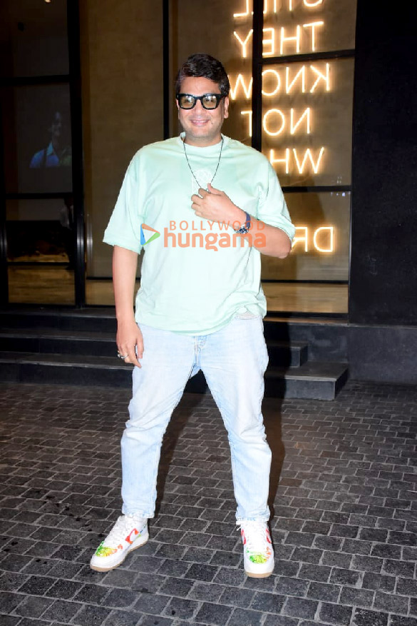Photos: Kriti Sanon snapped at the special screening of Crew for her family and friends at Light Box theatre