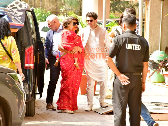 Photos: Priyanka Chopra Jonas, Nick Jonas snapped with daughter Malti Chopra Jonas