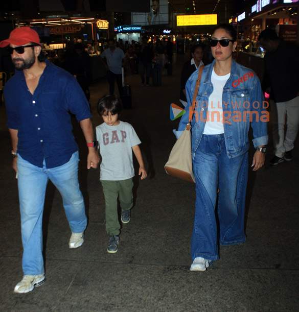 Photos: Saif Ali Khan, Kareena Kapoor Khan, Priyanka Chopra Jonas and Nick Jonas snapped at the airport