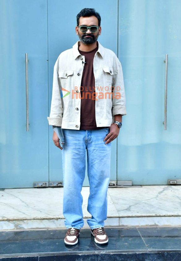 Photos: Faisal Malik, Neena Gupta and director Deepak Kumar Mishra snapped at the promotions of their web-series Panchayat 3