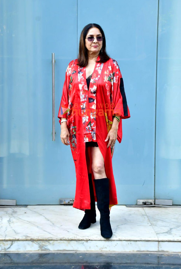 Photos: Faisal Malik, Neena Gupta and director Deepak Kumar Mishra snapped at the promotions of their web-series Panchayat 3