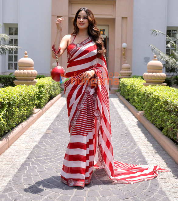 Photos: Janhvi Kapoor snapped in New Delhi for Mr & Mrs Mahi promotions