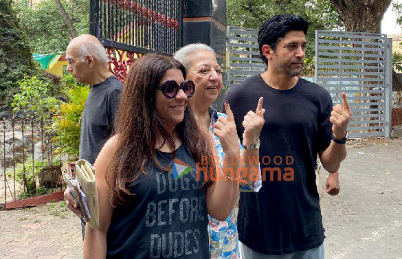 Photos: Lok Sabha Elections 2024: Salman Khan, Shah Rukh Khan, Ranbir Kapoor, Janhvi Kapoor, Farhan Akhtar, Zoya Akhtar among others cast their votes in Mumbai