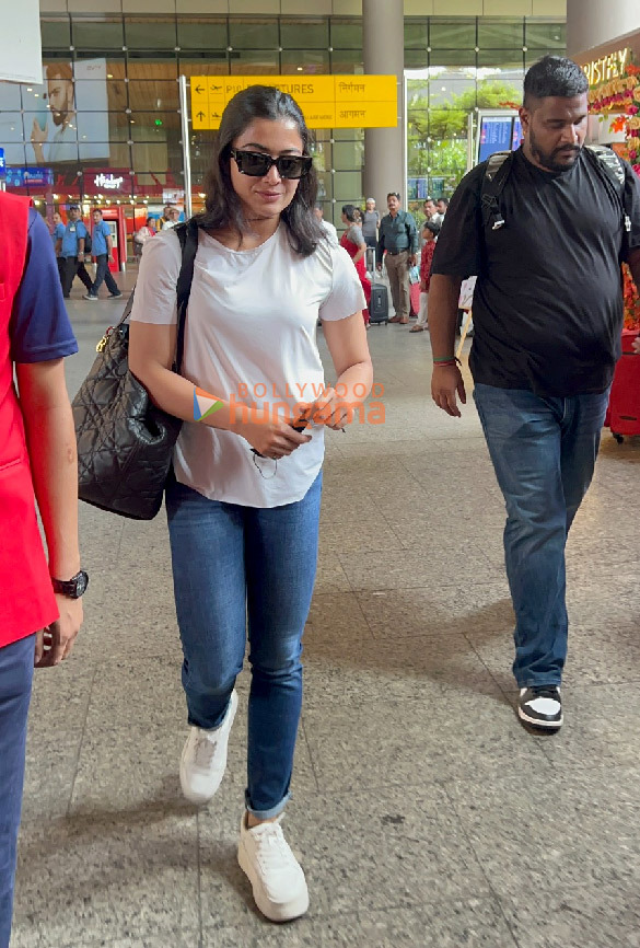 Photos: Rashmika Mandanna, Rakhi Sawant, Anushka Ranjan and Aditya Seal snapped at the airport