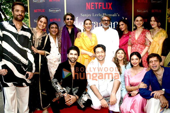Photos: Sonakshi Sinha, Fardeen Khan, Aditi Rao Hydari and others snapped at the success bash of Heeramandi
