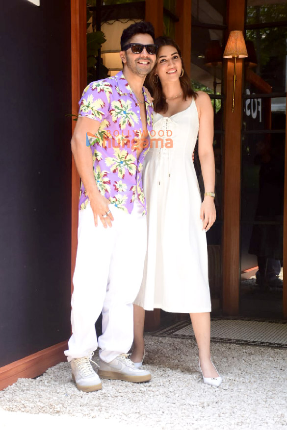 Photos: Varun Dhawan and Kriti Sanon host a brunch at Gigi in Bandra, Mumbai