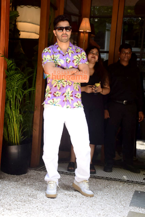 Photos: Varun Dhawan and Kriti Sanon host a brunch at Gigi in Bandra, Mumbai