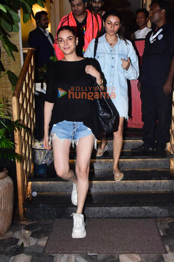 Photos: Aditi Rao Hydari, Sonakshi Sinha and Zaheer Iqbal snapped in Bandra