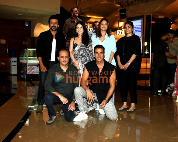 Photos: Akshay Kumar, Radhikka Madan, Suriya, Jyothika and Vikram Malhotra snapped at the special screening of Sarfira at PVR, Juhu