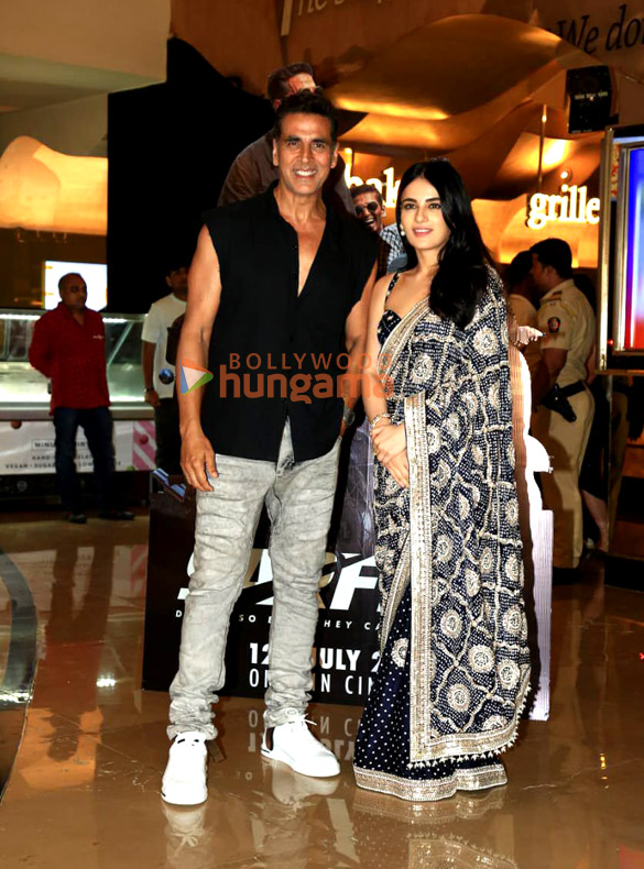 Photos: Akshay Kumar, Radhikka Madan, Suriya, Jyothika and Vikram Malhotra snapped at the special screening of Sarfira at PVR, Juhu