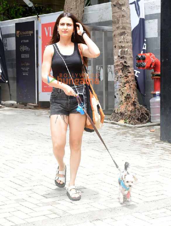 Photos: Fatima Sana Shaikh snapped outside the gym in Santacruz