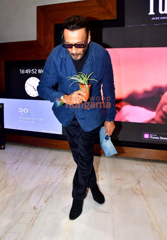 Photos: Jackie Shroff and Neelam Kothari snapped at T-Series office promoting their song 'Tu'