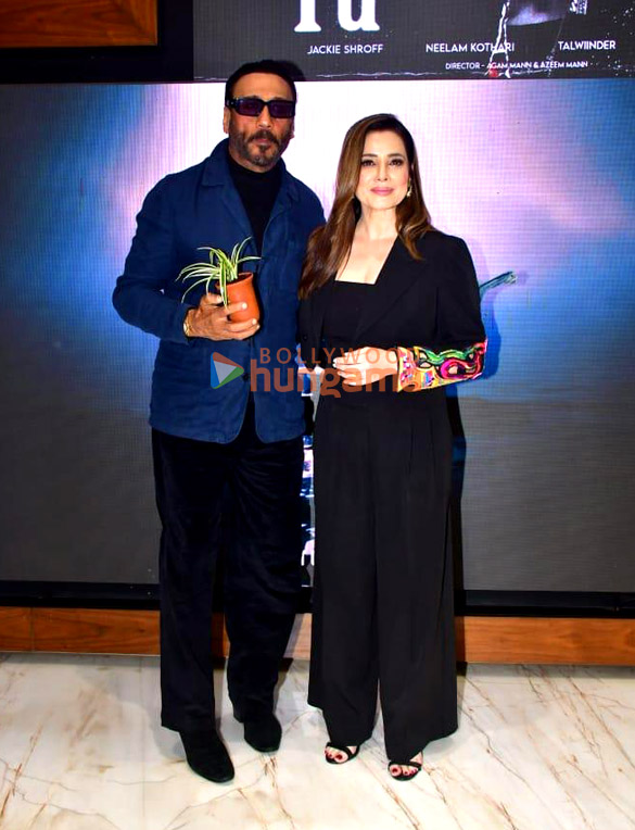 Photos: Jackie Shroff and Neelam Kothari snapped at T-Series office promoting their song 'Tu'